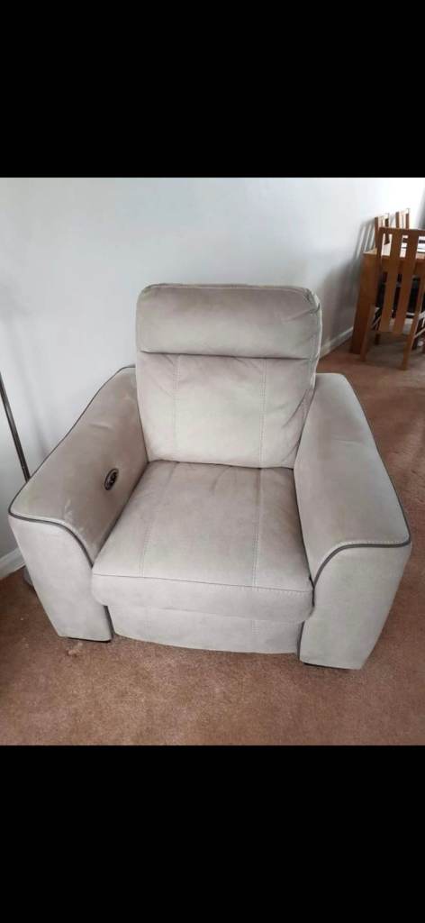 image for Furniture Village electric recycling armchair 