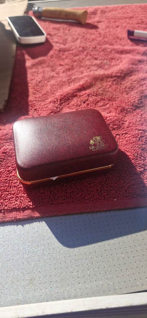 Collectible  Tiger Eye Gold Cufflinks 