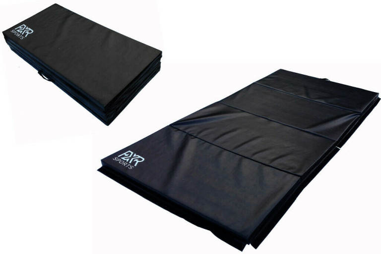 6ft / 8ft Black Folding Crash Mat