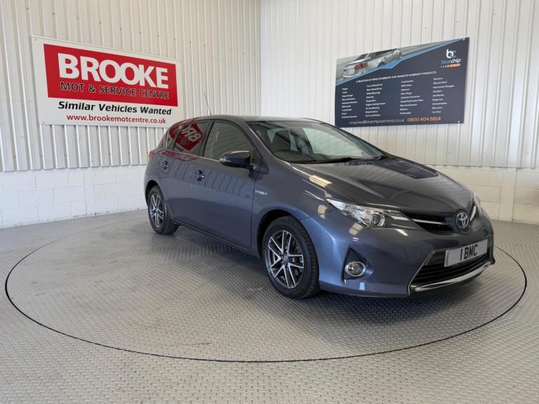 2015 Toyota Auris 1.8 VVT-h Icon Plus CVT Euro 5 (s/s) 5dr HATCHBACK Petrol/Electric Hybrid Autom...
