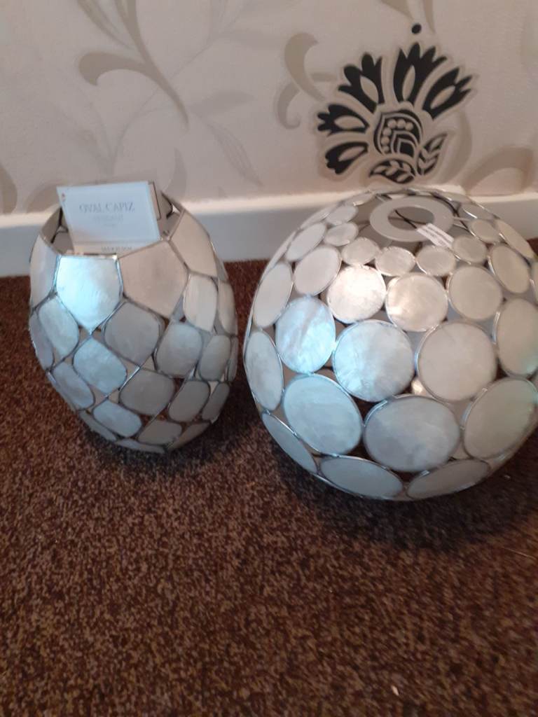 Lampshades - Capiz Shell - £10 each