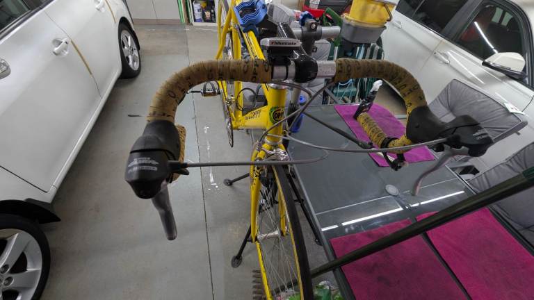 Fausto coppi drop handle racing bike 