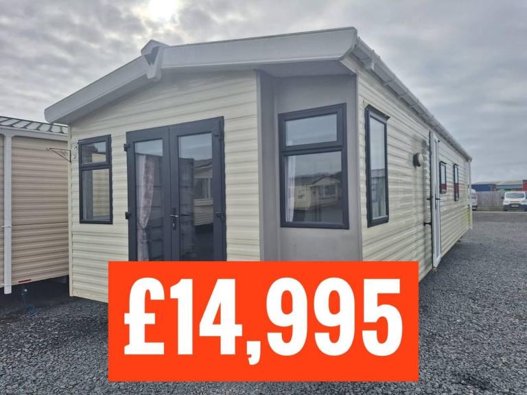 OFF SITE static caravan double glazed & heated 2 bed 38x13 Willerby Cameo