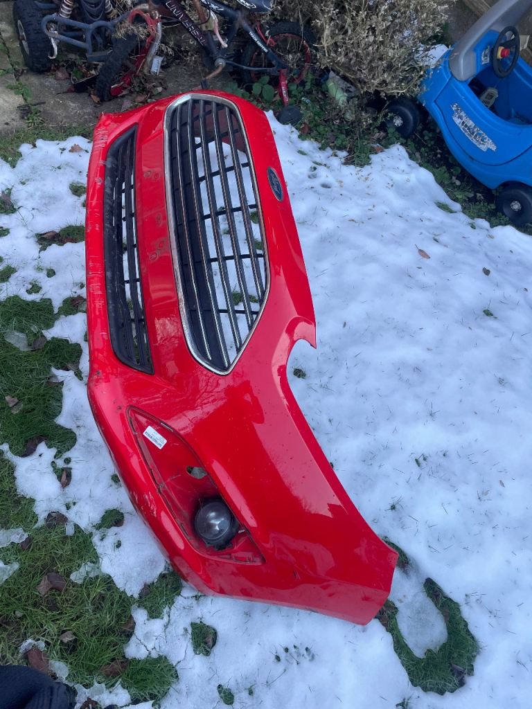 Ford fiesta front bumper in race red