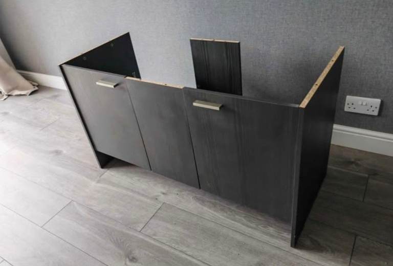 Vivarium cabinet grey