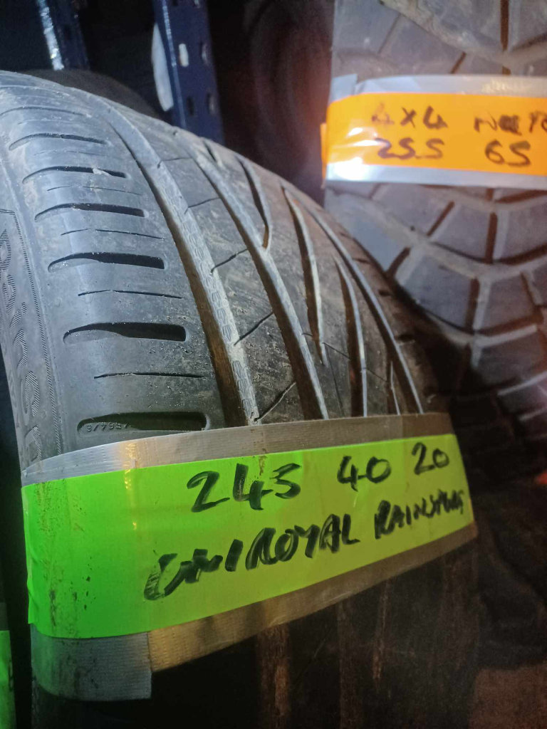 245 45 20 Uniroyal Rainsport Only £100 match pair fitted and balanced open 7 days