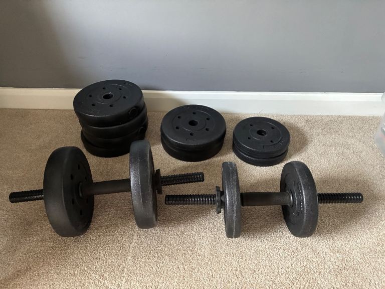 Dumbbells and Kettle Bell