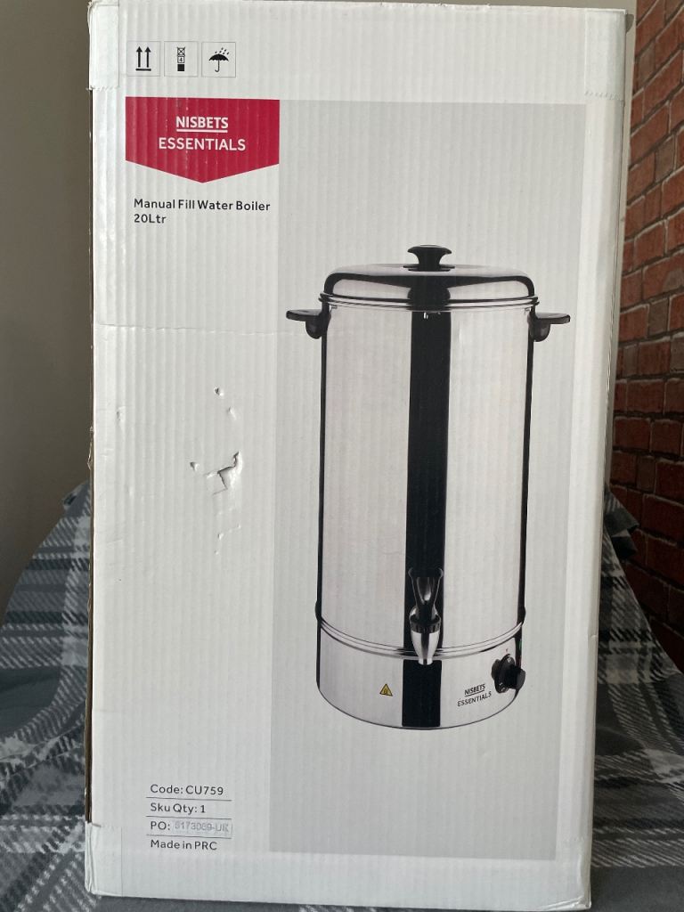 NISBETS 20 L hot water earn.