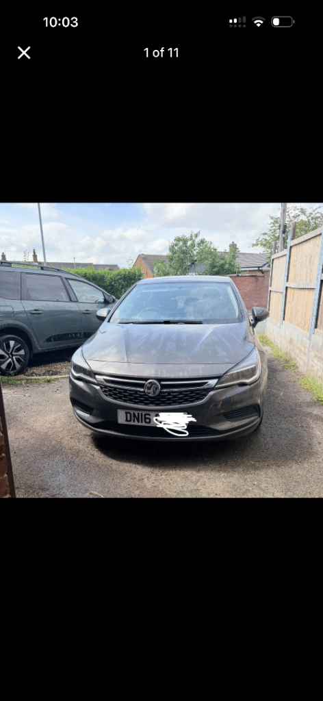Vauxhall Astra 16 plate 
