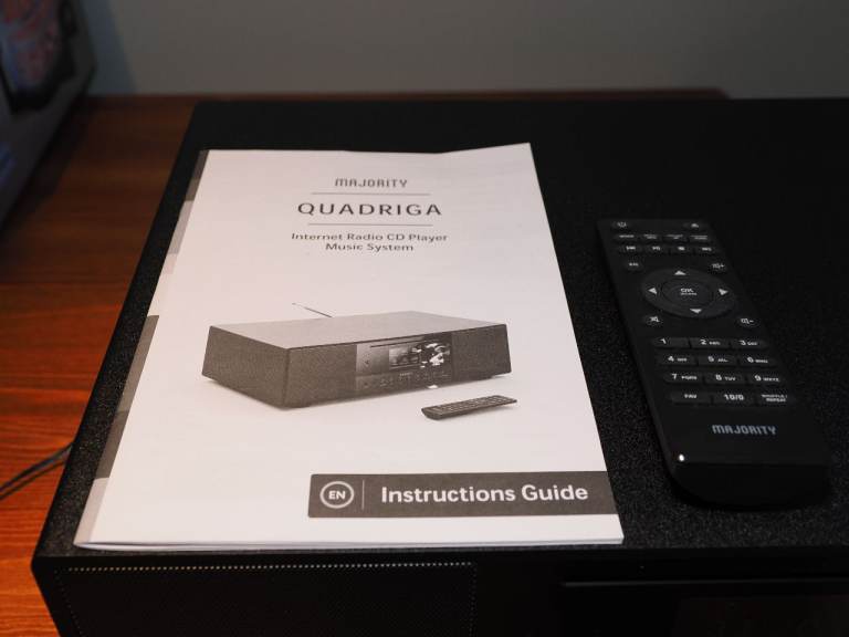 image for Majority Quadriga Internet Radio CD Player Music System