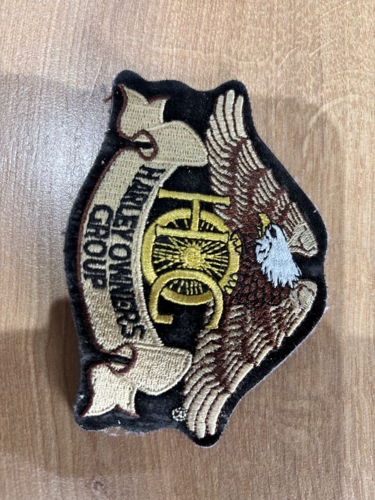 Harley Davidson Stand Protector and Badge