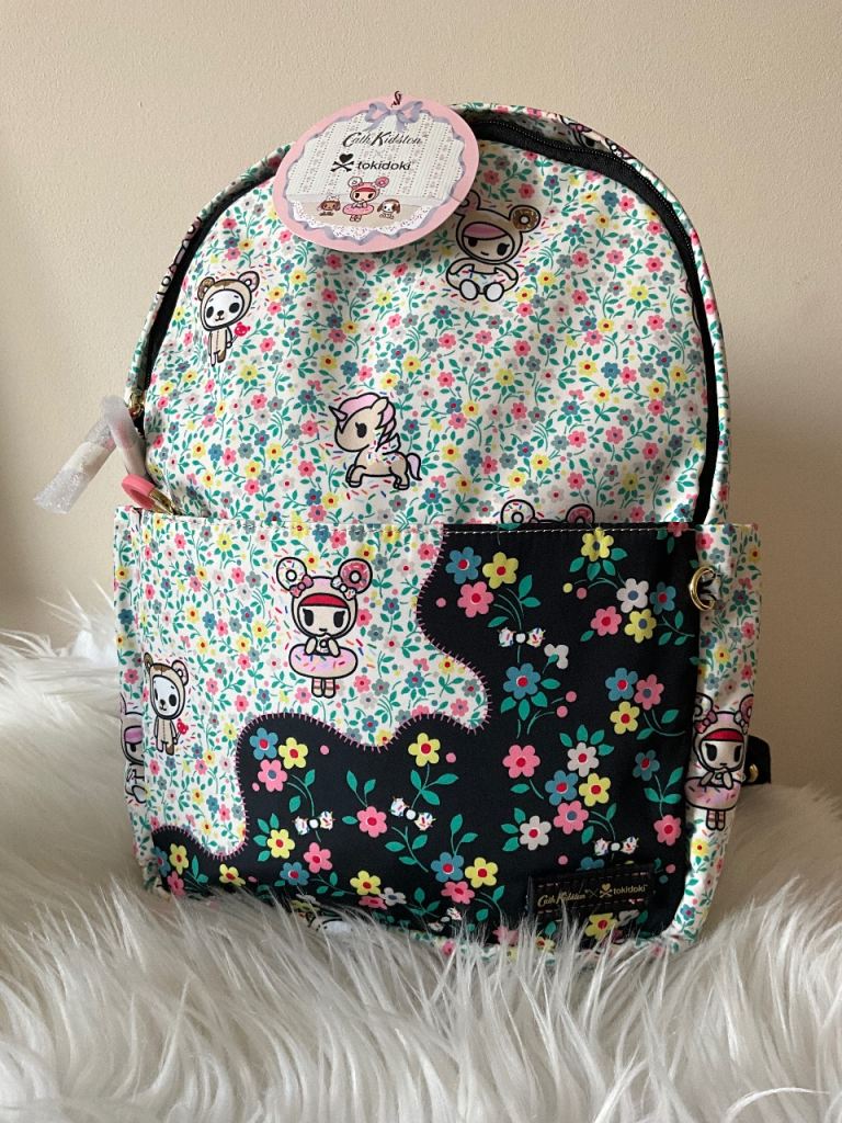 Cath Kidston Tokidoki Backpack - Floral Multicoloured, As Good As New
