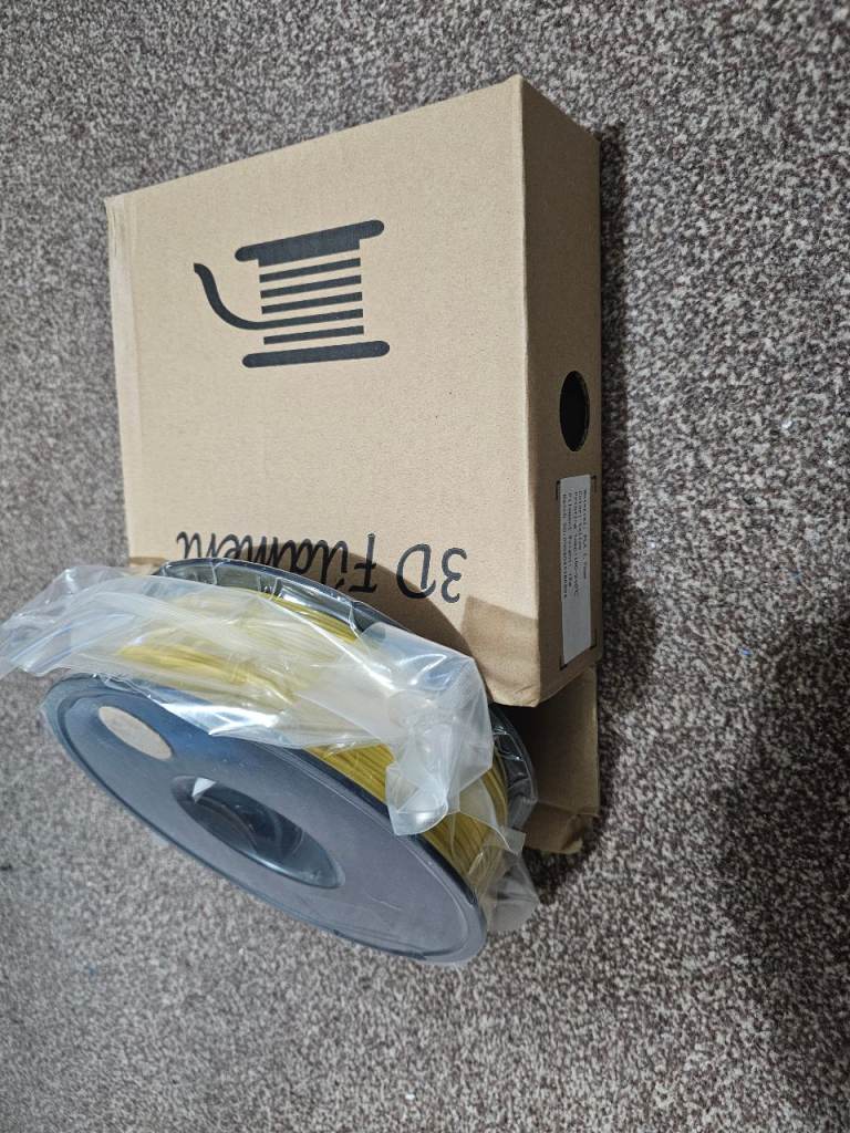 3D Printer PLA 1KG Box New Yellow