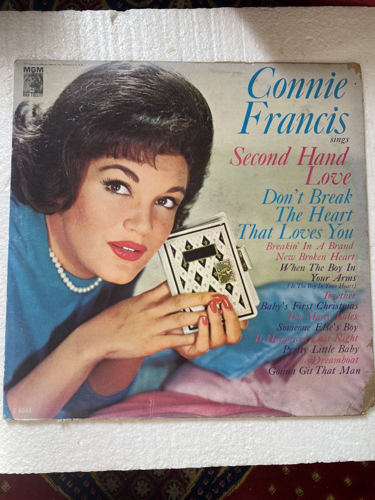Connie Francis sings. .. vinyl.