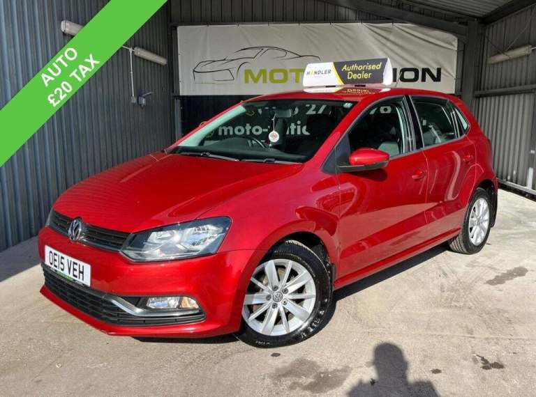 2015 Volkswagen Polo 1.2 TSI BlueMotion Tech SE Hatchback 5dr Petrol DSG Euro 6 (s/s) (90 ps) Hat...