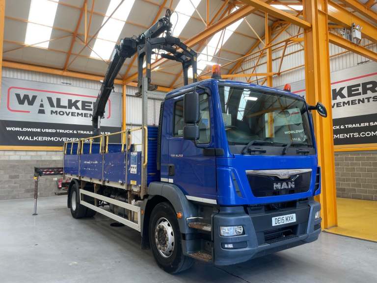 MAN TGM 18.250 *EURO 6* 4X2 18 TONNE BRICK GRAB