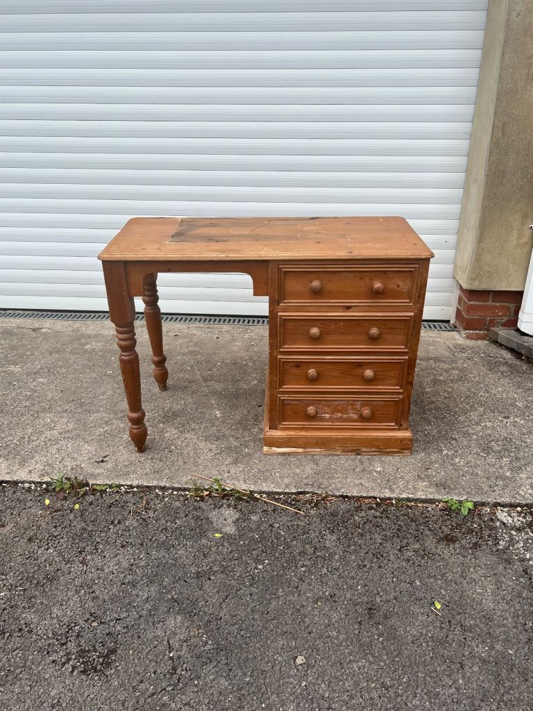 Solid Pine dressing table / desk