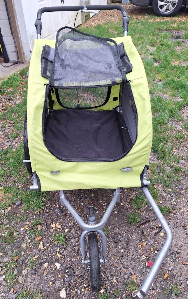 Push bike dog trailer 