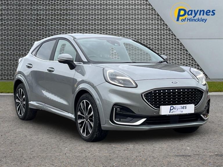 2022 Ford Puma ST-Line Vignale Auto 1.0 155ps Petrol in Solar Silver 1 Owner FSH