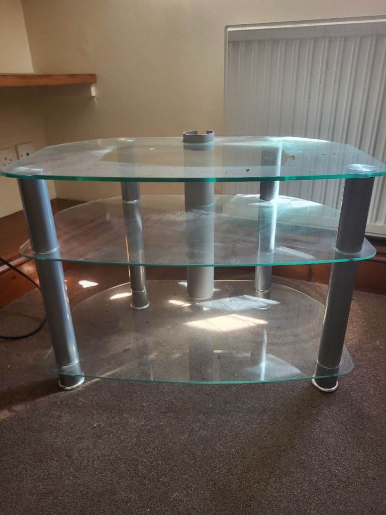 Glass TV Stand / Coffee Table - Good Condition