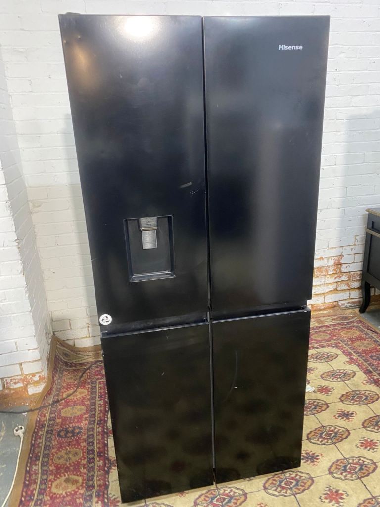 🚐🚐Beautiful Hisense 80CM French Style 4Doors Fridge Freezer With Water Dispenser 