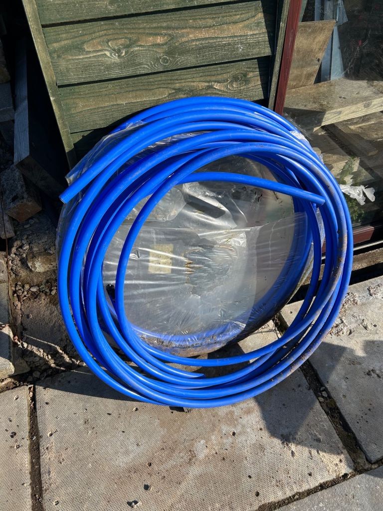 water pipe blue Streamline Copper tube 22*1.2mm New and unused 