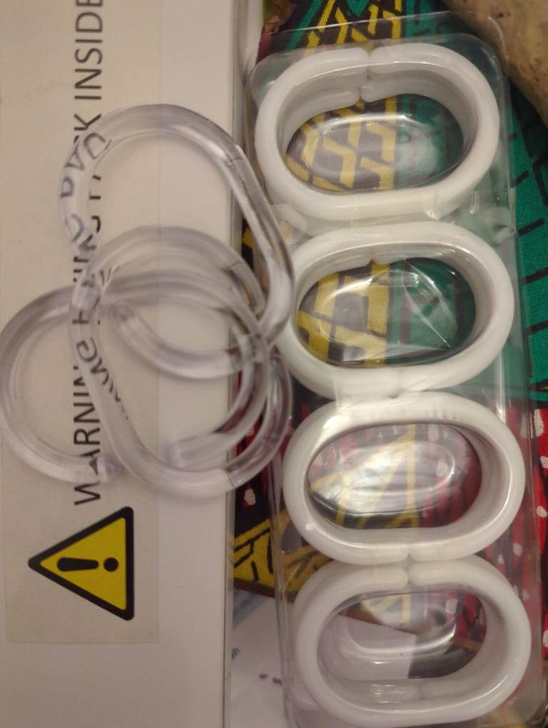 Free - 24 shower curtain hooks