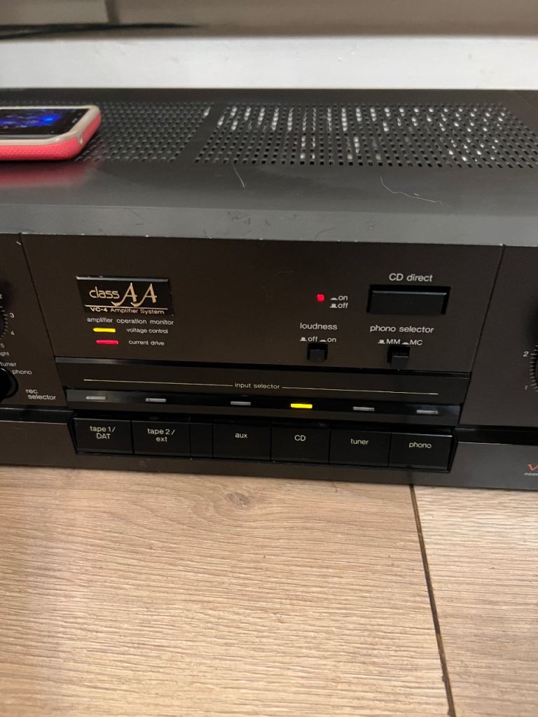 Technics SU-V550 CLASS AA AMP/Power Cable Good Working 