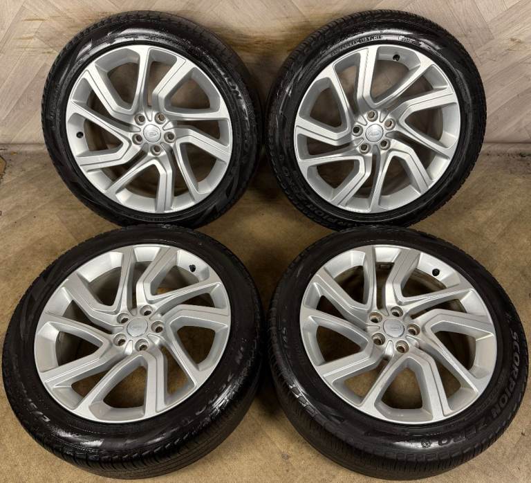 21" GENUINE RANGE ROVER SPORT LAND DISCOVERY WHEELS TYRES ALLOYS