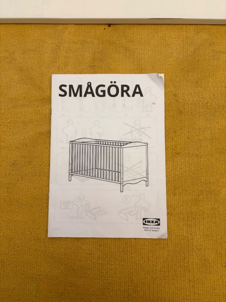 Toddler Cot Bed - IKEA Smagora (70*140)