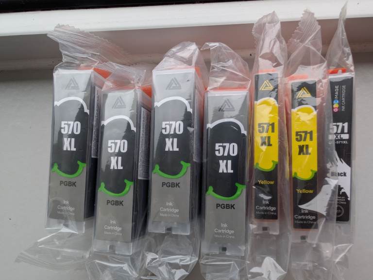 Spare cartridges to fit some Canon printers