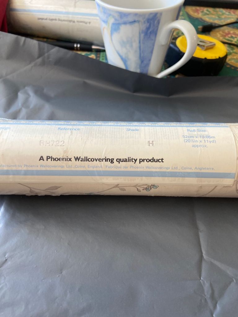 2 rolls of wallpapers still in the wrappers