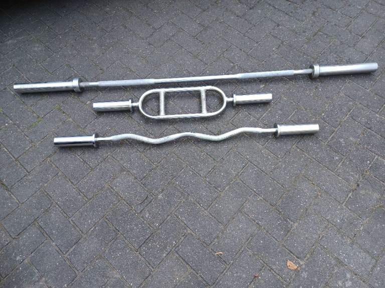 OLYMPIC WEIGHTS PLATES EZ / TRICEP / STRAIGHT BARBELLS - VARIED PRICES