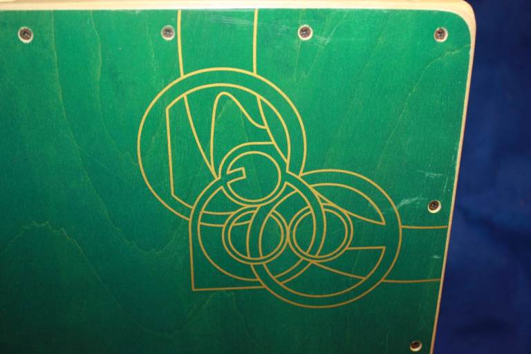 DG De Gregorio Chanela Series Wooden Cajon ~ Green ~ Great Condition ~ £120 ono