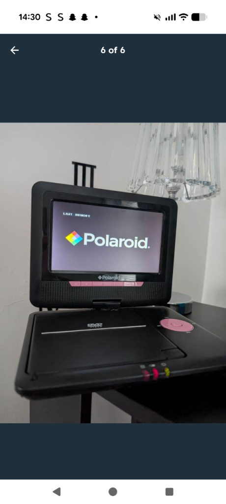 Like New Portable Pink Dvd Player