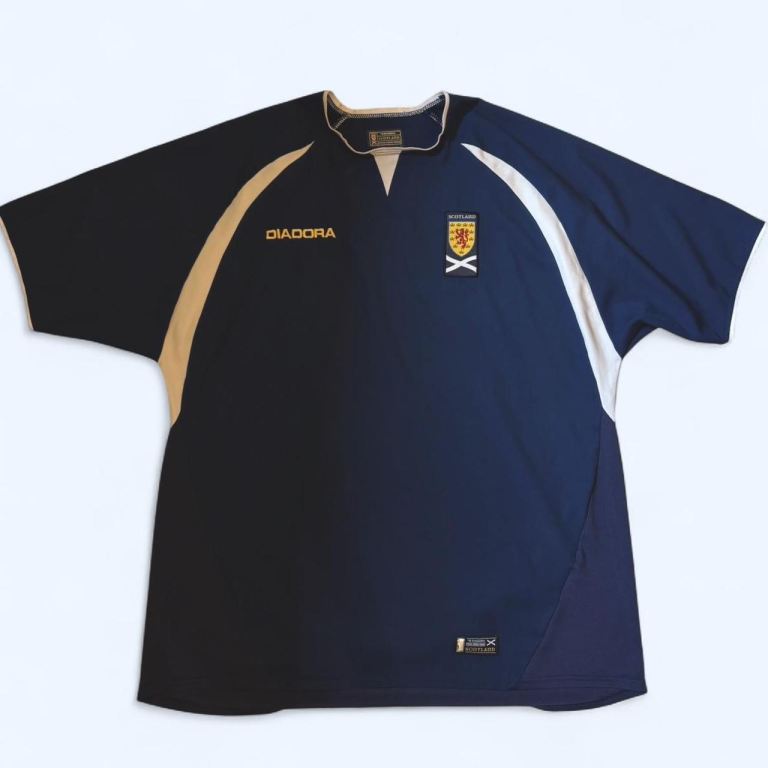 Retro Scotland Football Shirt 2004 Home Large Top