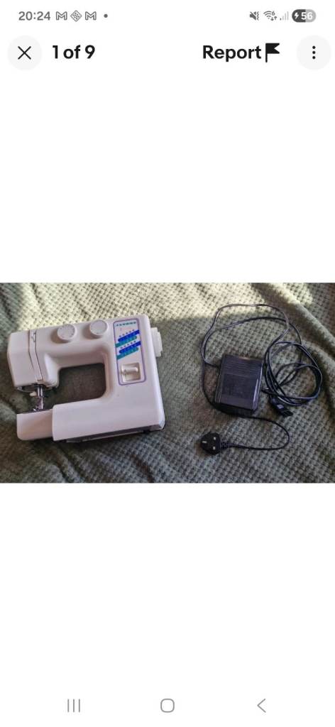 Janome - Model JD1818 - Sewing Machine - Tested and working