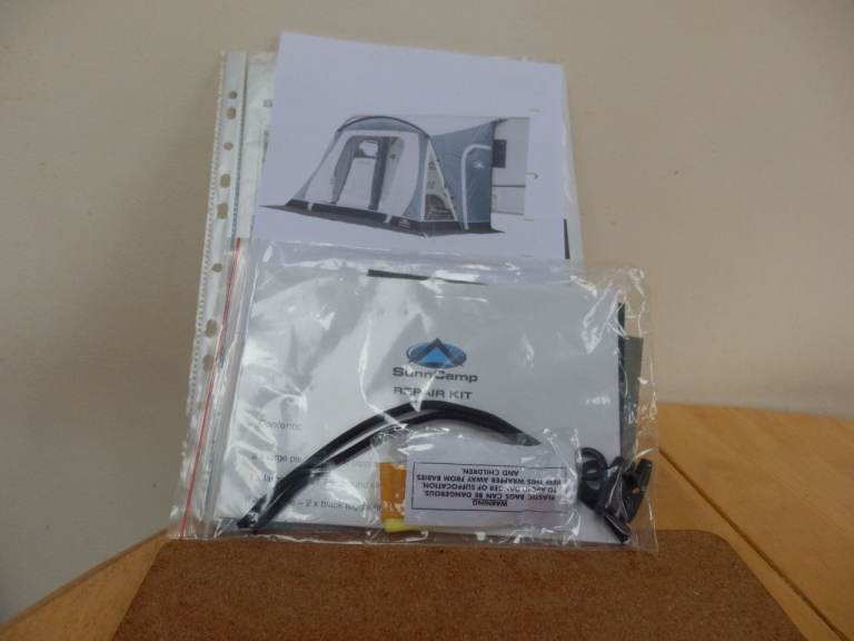 Sunncamp caravan awning.