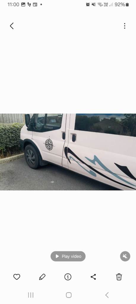 2007 Transit conversion. Unfinished project. Running. No MOT . Regretful sale . 45000