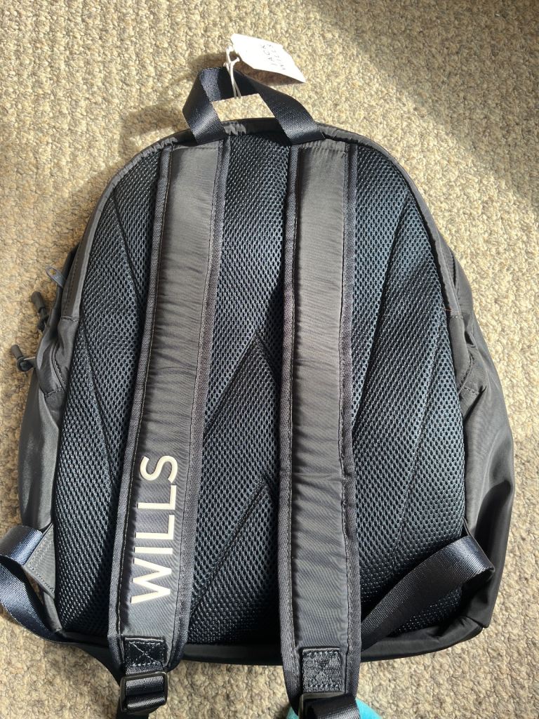 Jack Wills black rucksack