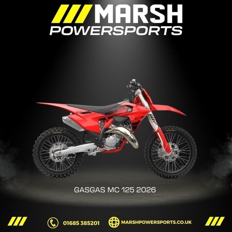 MC 125 2026 Model - GasGas Main Dealer - NOW REDUCED! ONE LEFT!