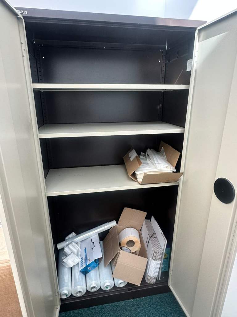 FREE Staples Metal Storage Cabinet 