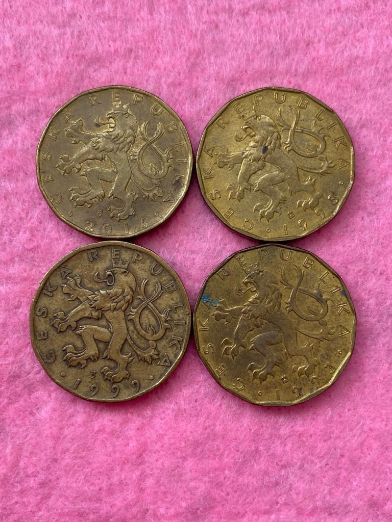 20 Koran coins Czech Republic.