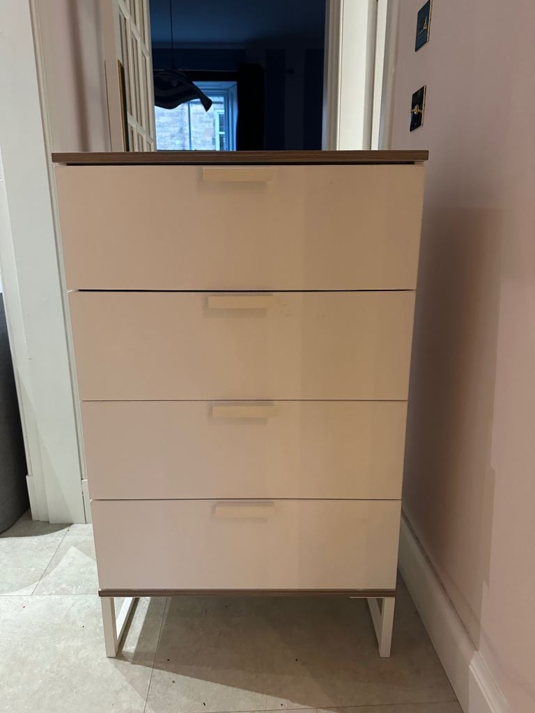 image for IKEA white chest of drawers