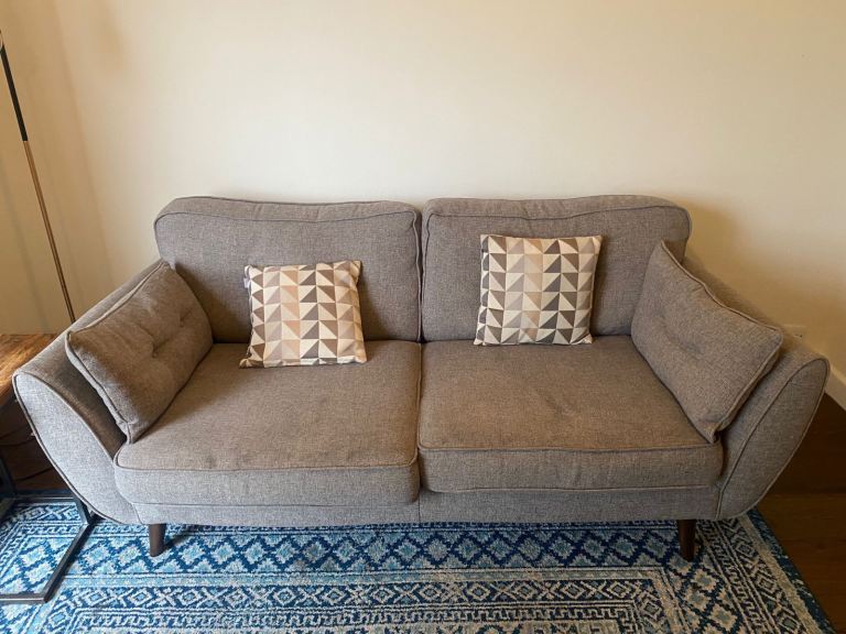 DFS 2-Seater Fabric Sofa – Good Condition
