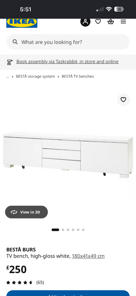 IKEA tv cabinet 