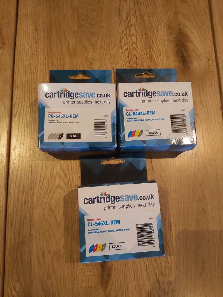 New Ink Cartridges - CartridgeSave PG-545XL-REM & CL-546XL-REM