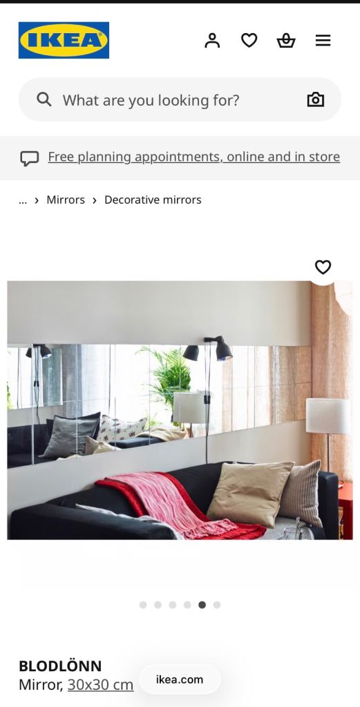 Ikea Decorative mirror 
