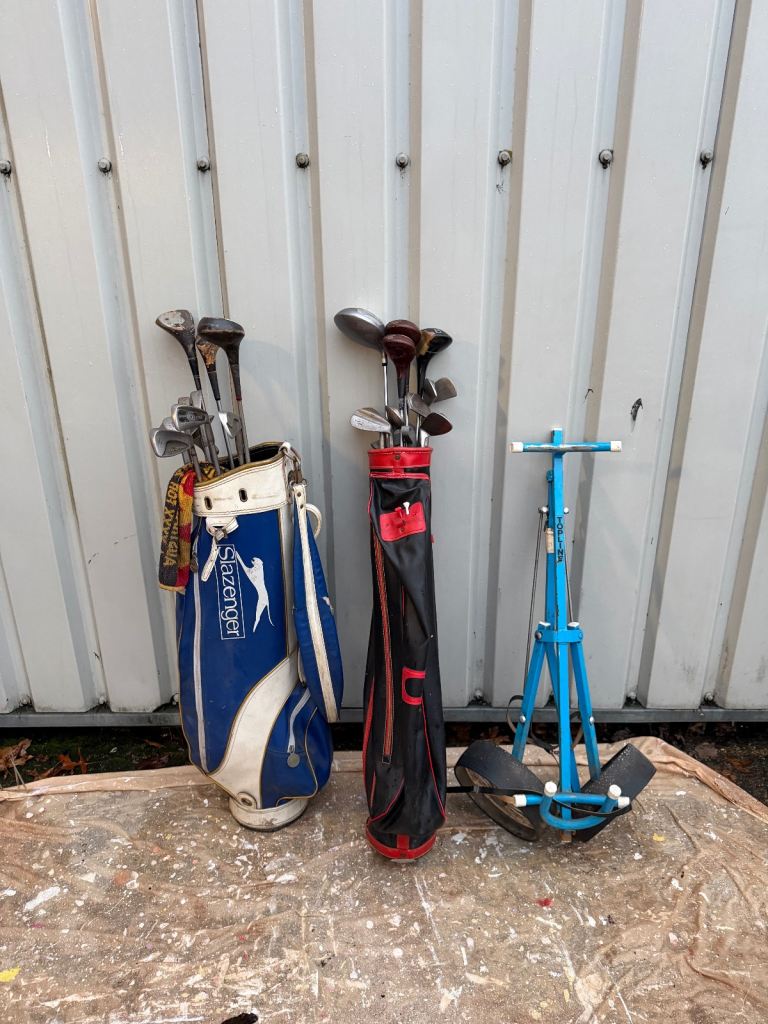 Golf Job-Lot – Ben Hogan Blade Irons, Slazenger Bag w/ mixed clubs