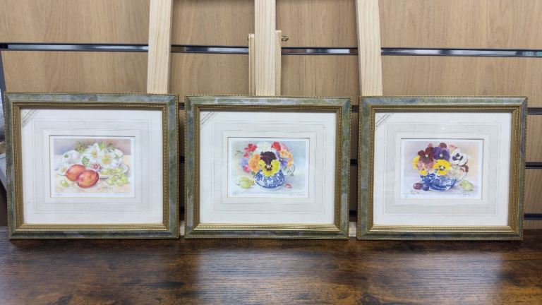 Limited edition botanical and fruit still life print signed by the artist Filippa Whitford